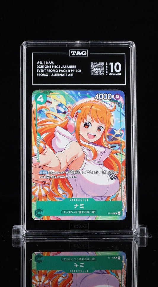 TAG 10 - Nami - P-102 - Japanese Promo