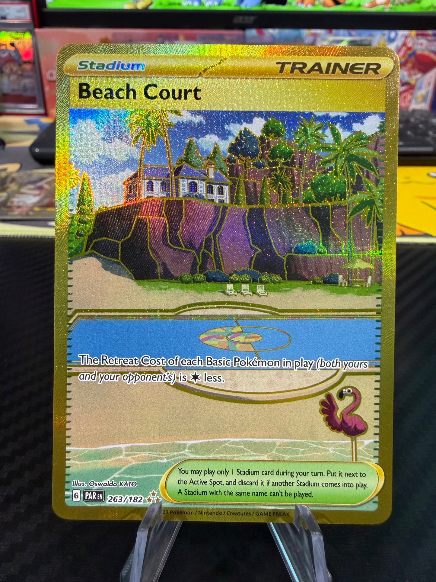 Beach Court - 263/182 - Hyper Rare - Paradox Rift - NM