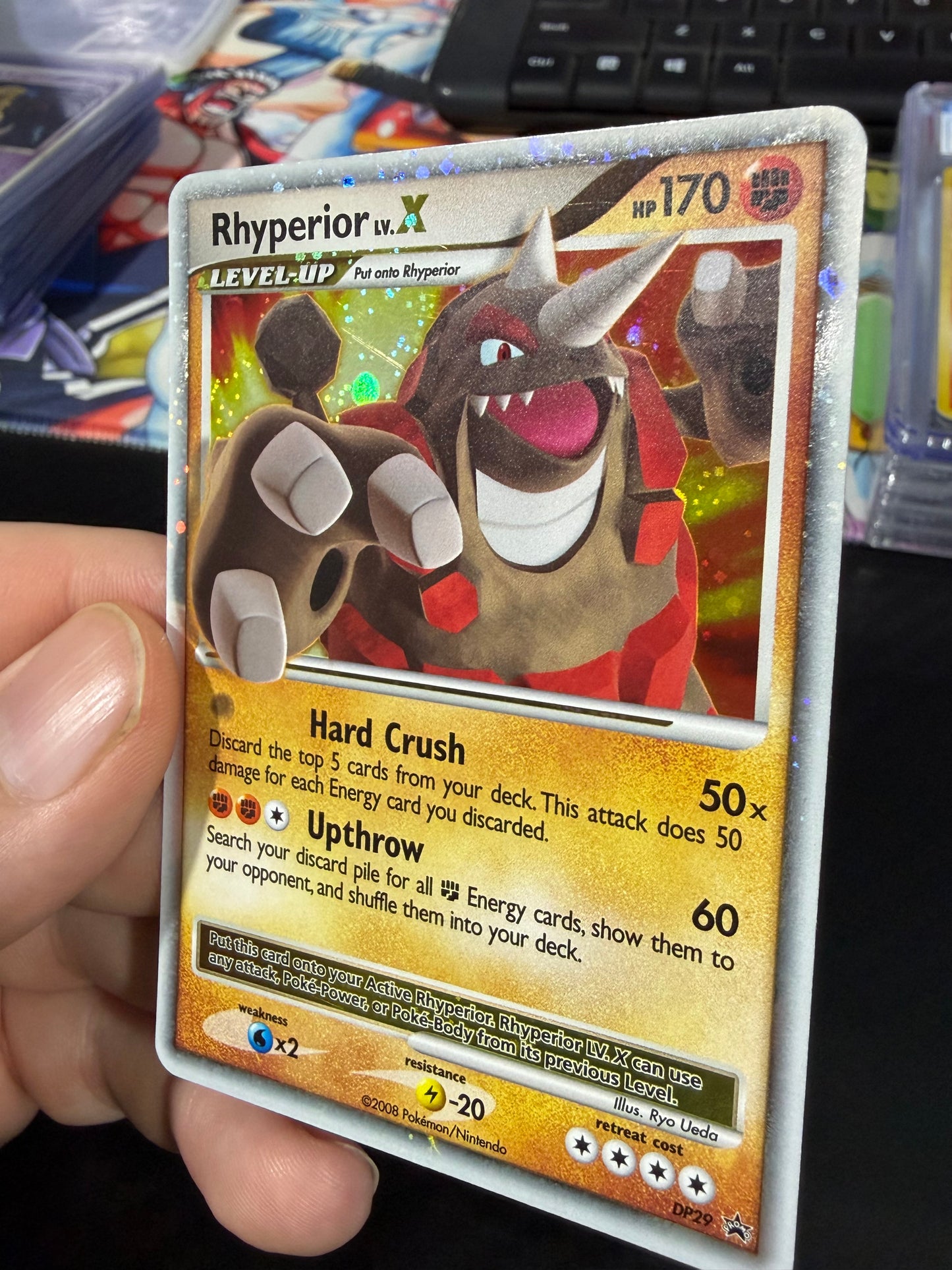 Rhyperior Lv. X - Promo DP29 - Diamond & Pearl Holo - LP