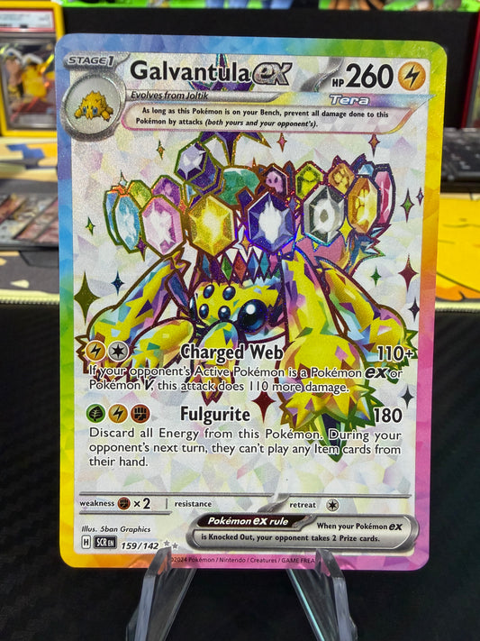 Galvantula Ex - 159/142 - Full Art - Stellar Crown