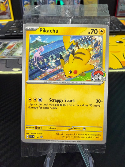 Pikachu - Black Star Promo - 190 - Scarlet & Violet (Sealed)
