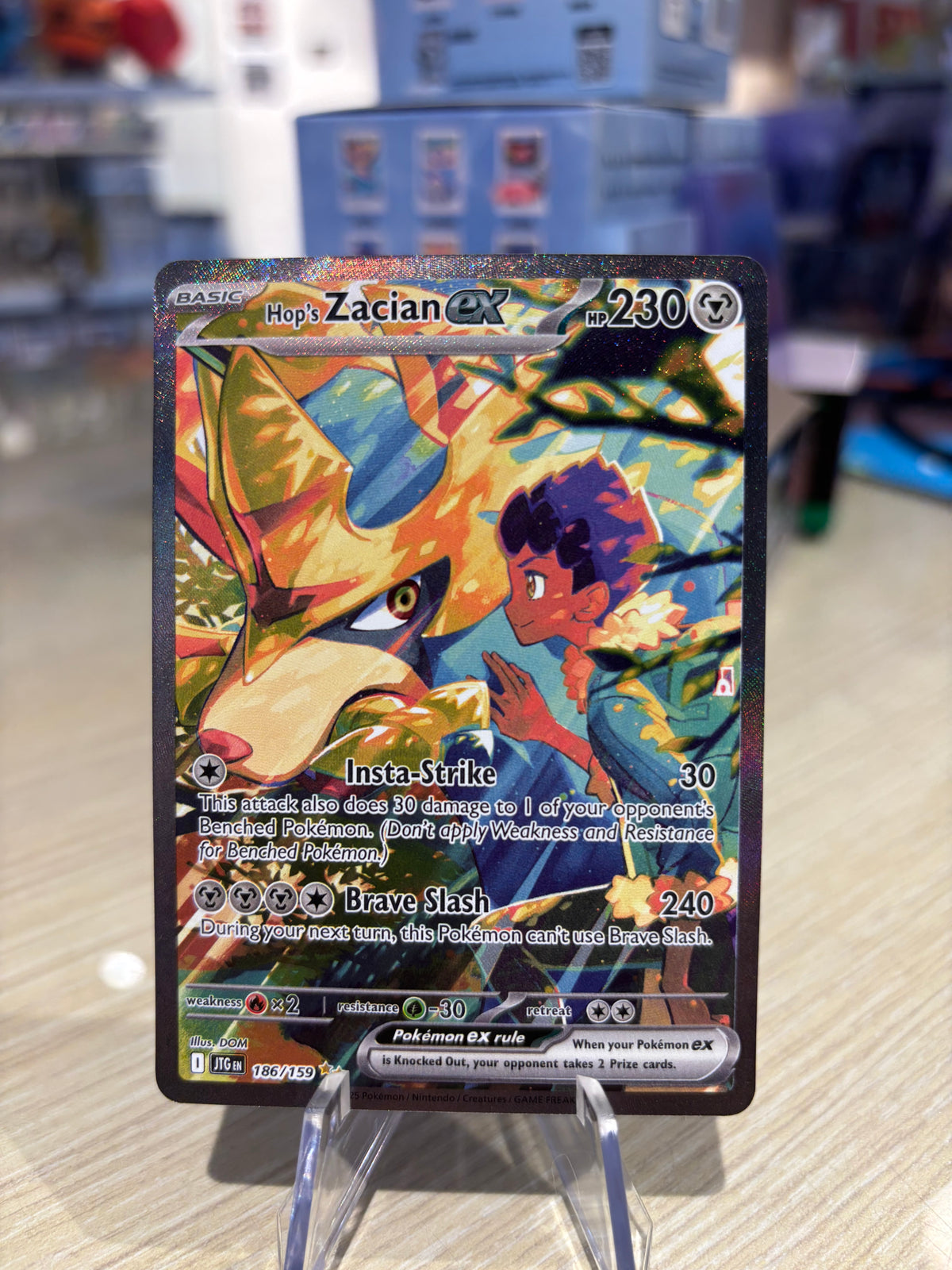 Hop’s Zacian EX - 186/159 - Journey Together