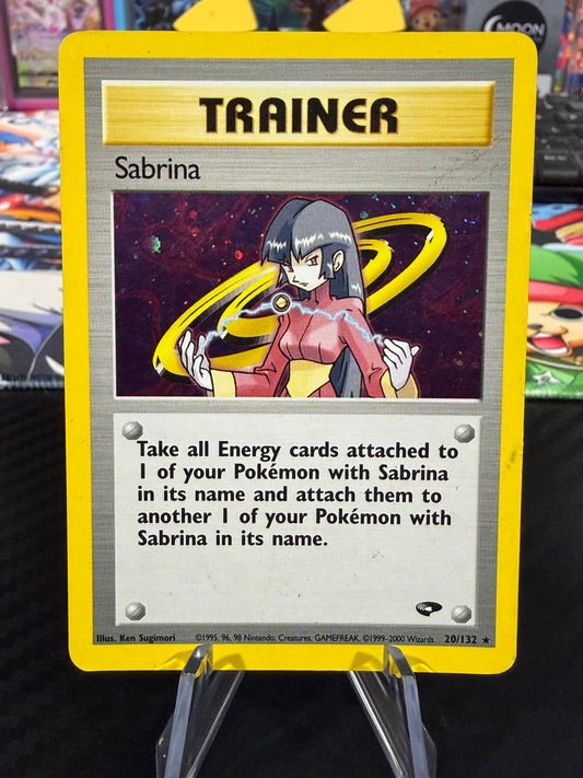 Sabrina - Holo - 20/132 - WOTC Gym Challenge - LP/MP