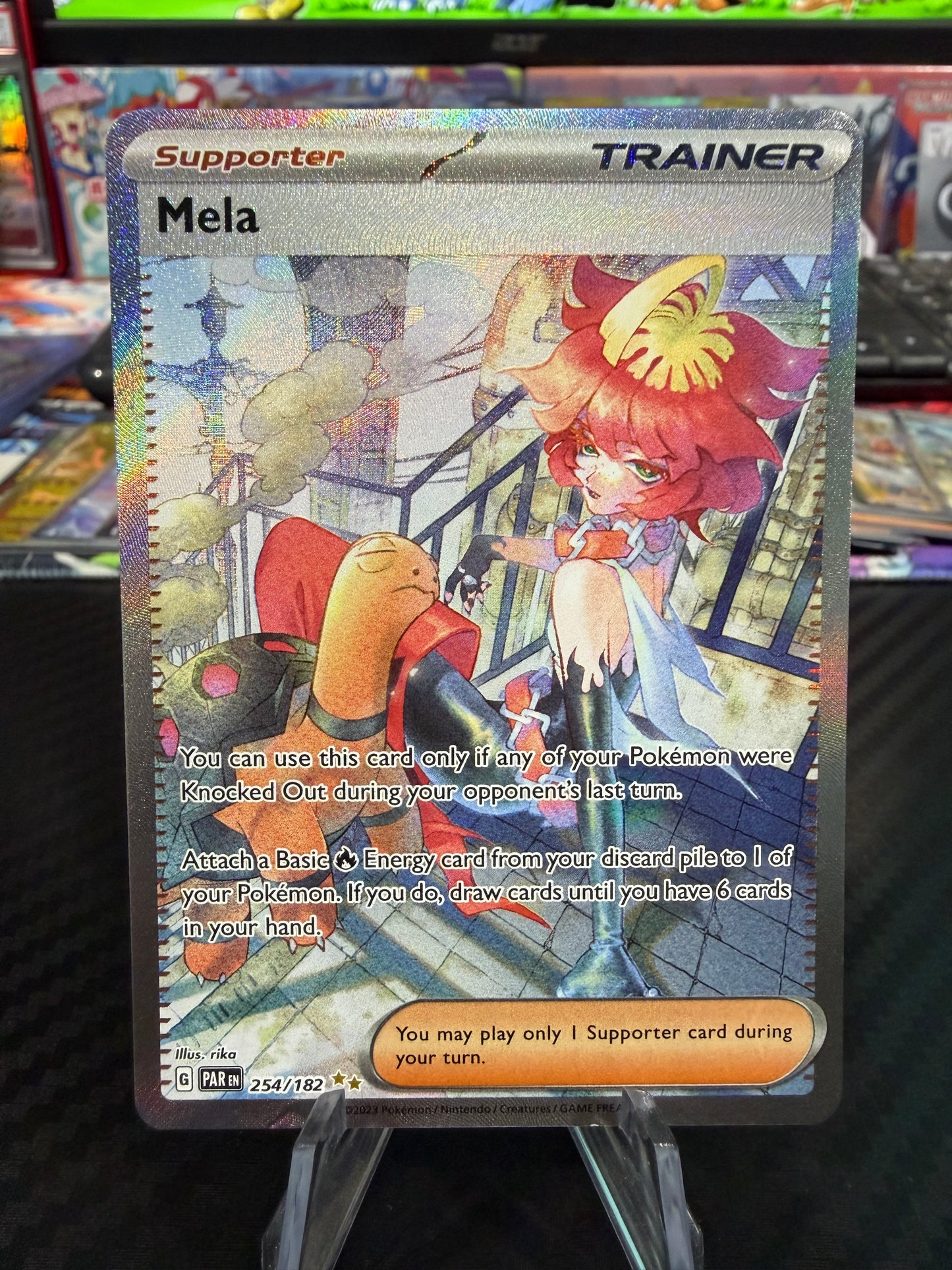 Mela - 254/182 - Special Illustration Rare - Paradox Rift - NM