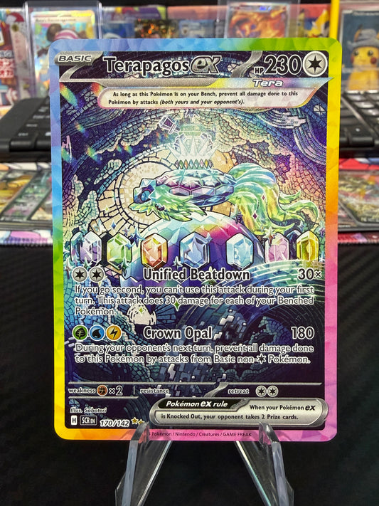 Terapagos Ex - 170/142 - Special Illustration Rare - Stellar Crown - NM