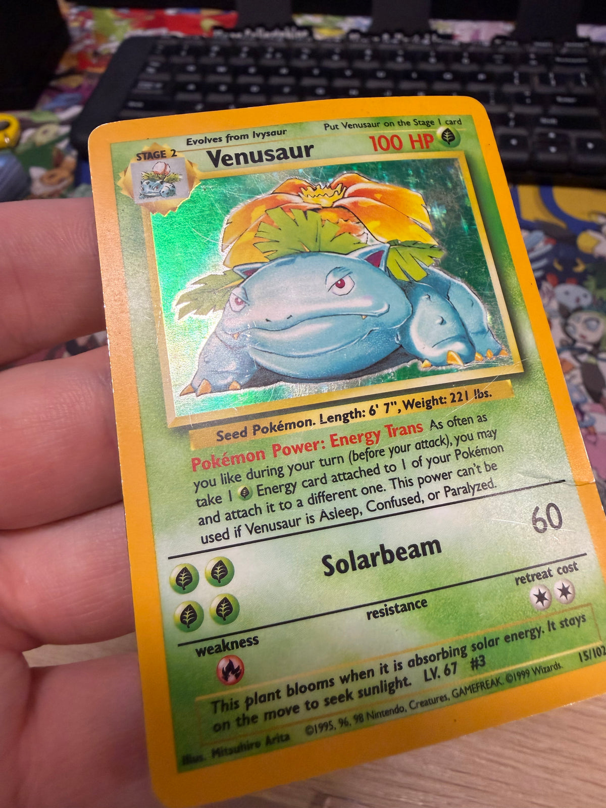 Venusaur Holo - 15/102 - Base Set