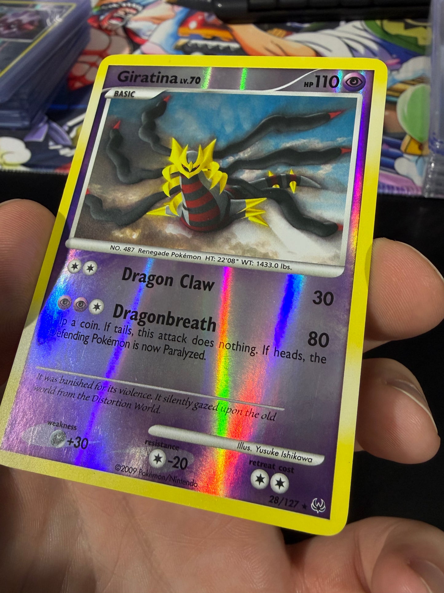 Giratina Lv. 70 - 28/127 - Platinum Reverse Holo - LP