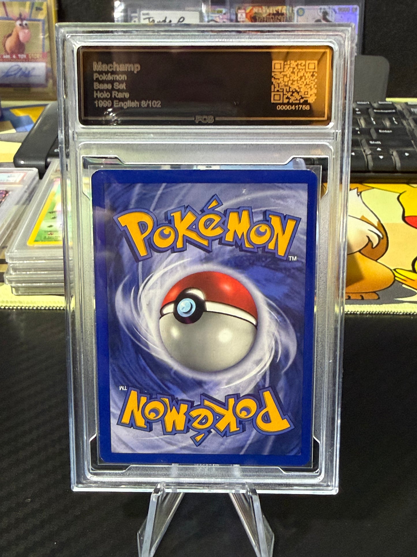 PCG 8.5 - Machamp - Holo 1st Edition - 8/102 - Pokemon Base Set