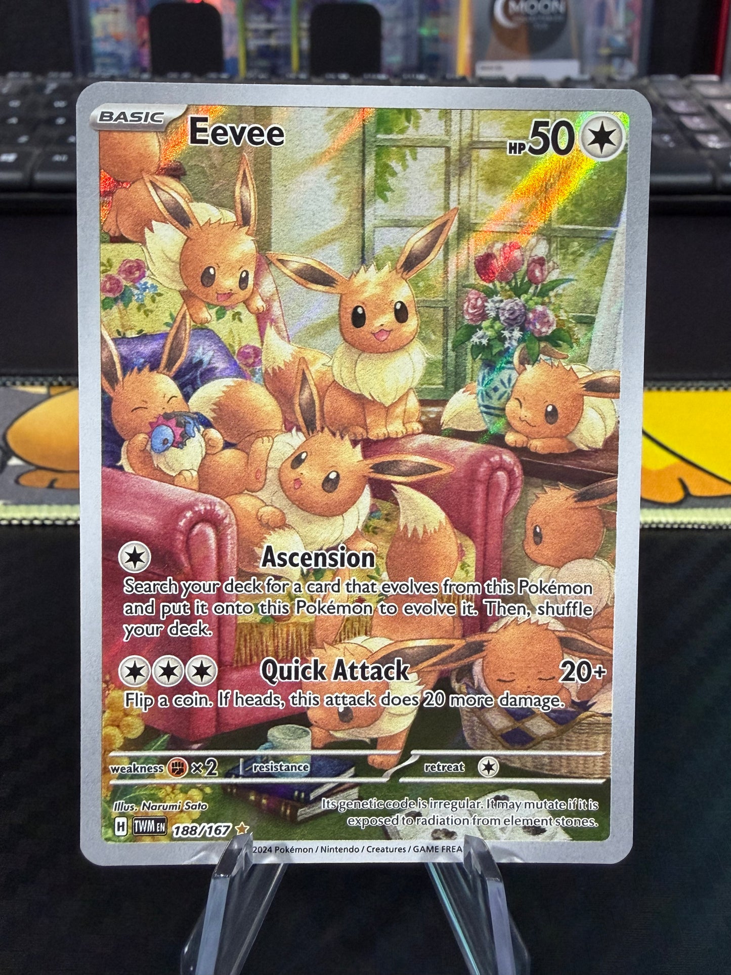 Eevee - Illustration Rare - 188/167 - Twilight Masquerade