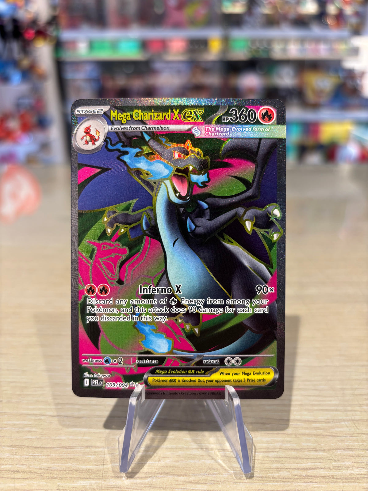 Mega Charizard EX - 109/094 - Phantasmal Flames