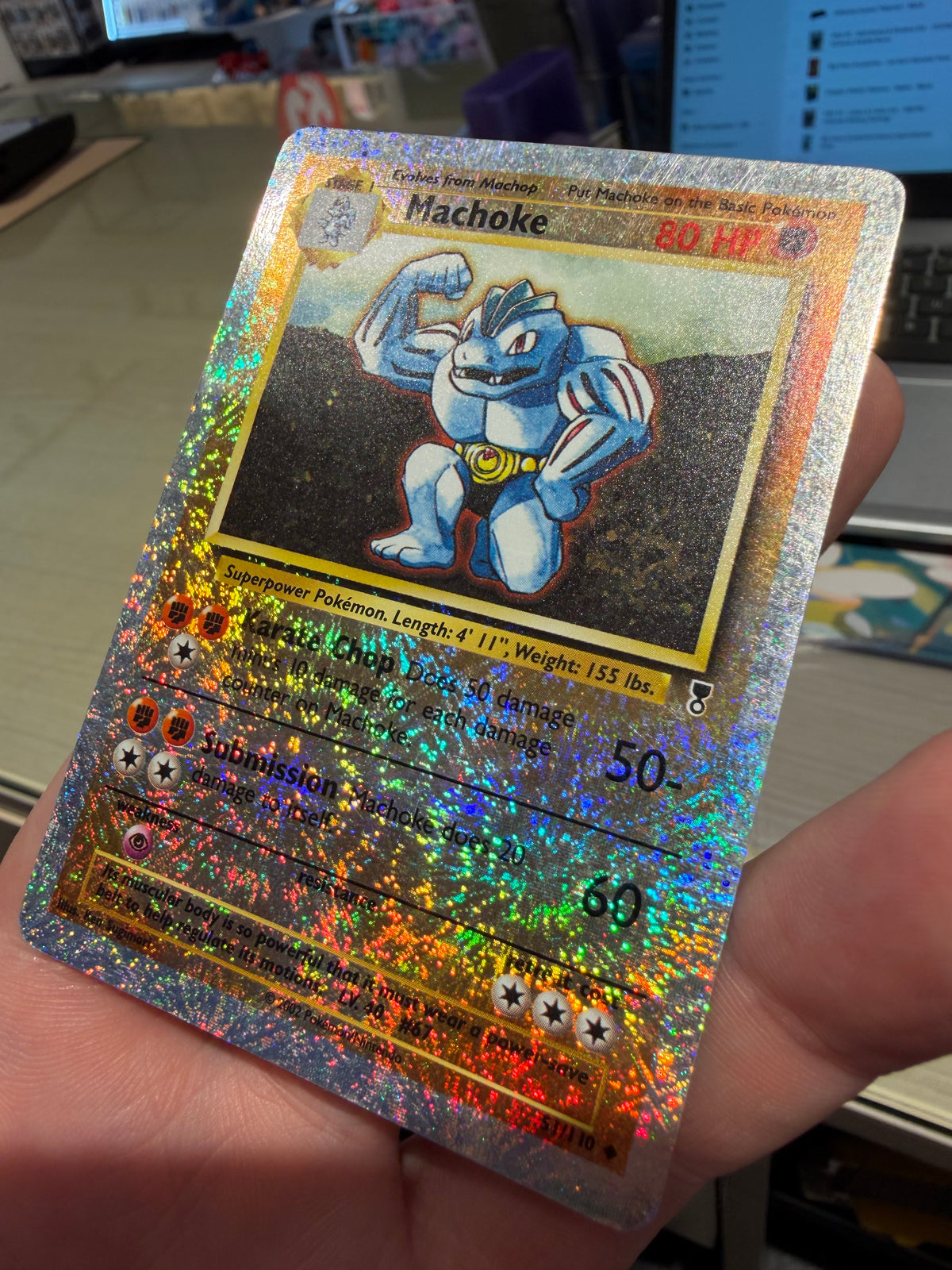 Machoke - Reverse Holo - 51/110 Legendary Collection