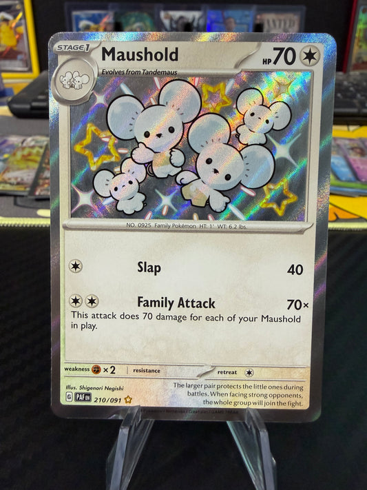 Maushold - 210/091 - Baby Shiny - Paldean Fates