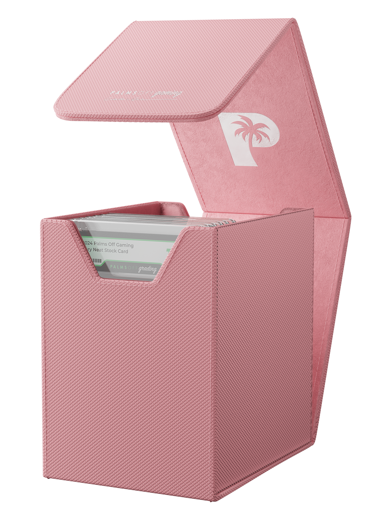 Palms Off Gaming Collector's Series Graded Card Storage Case – Small (20 Graded Cards) - PINK
