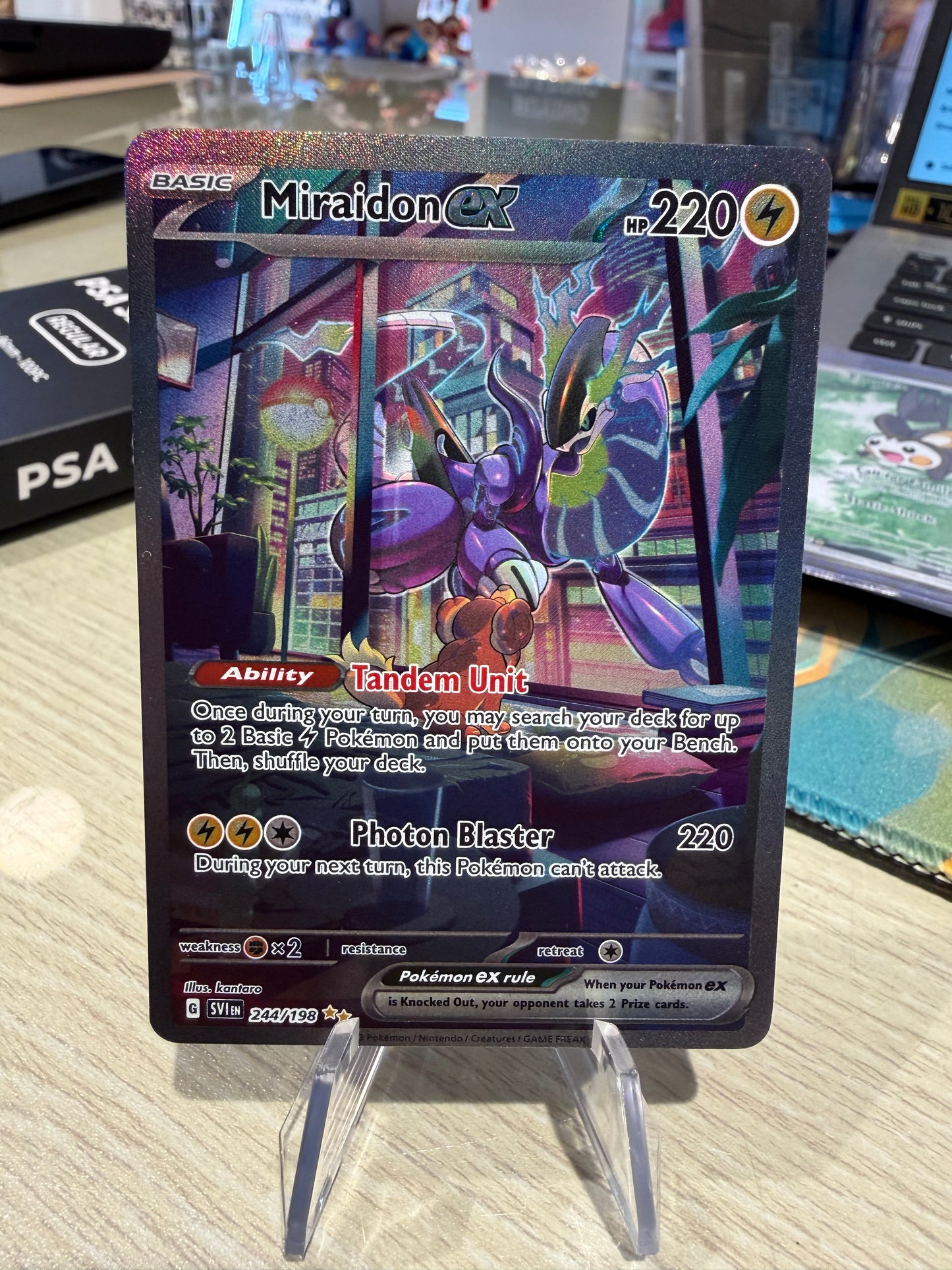 Miraidon EX - 244/198 - Special Illustration Rare - Scarlet & Violet