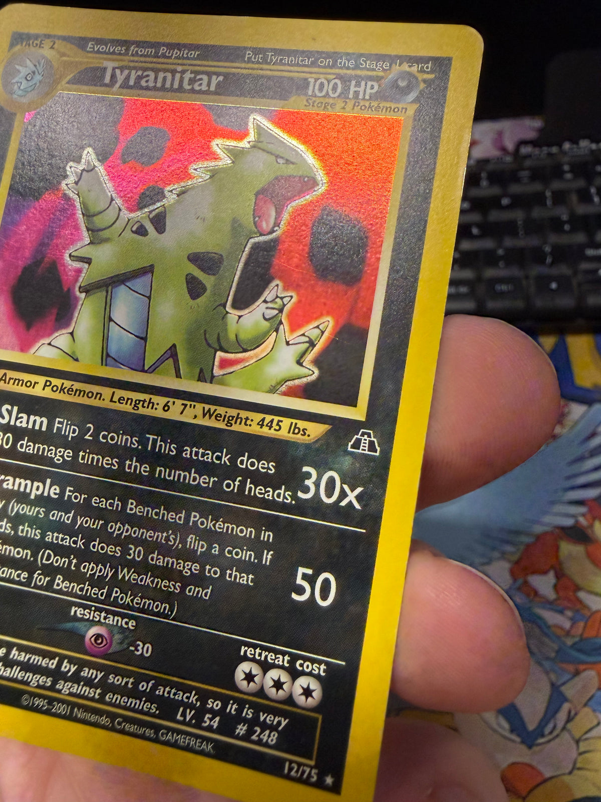 Tyranitar Holo - 12/75 - Neo Discovery