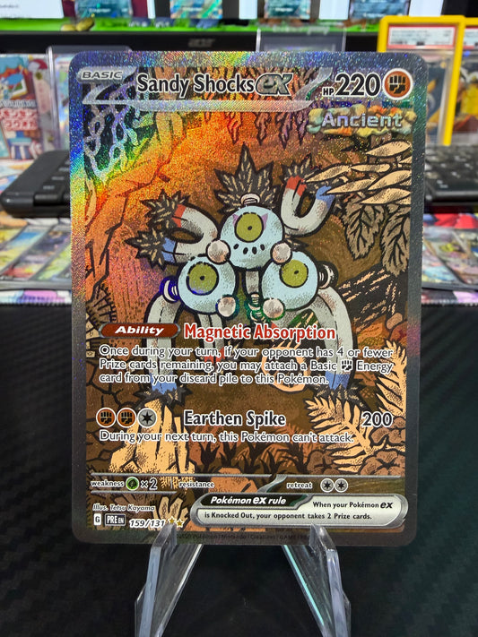 Sandy Shocks Ex - 159/131 - Special Illustration Rare - Prismatic Evolutions - NM