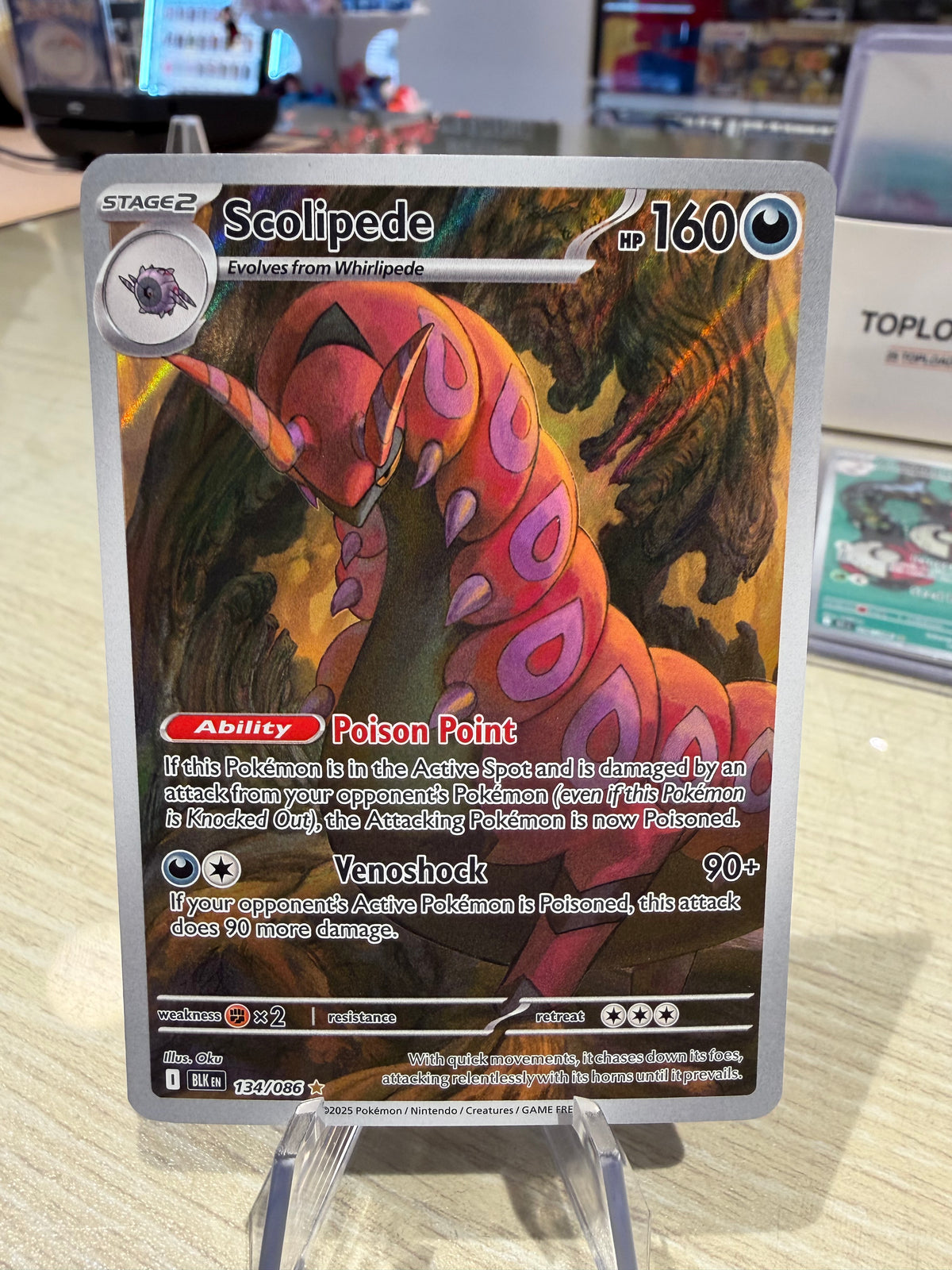Scolipede - 134/086 - Black Bolt