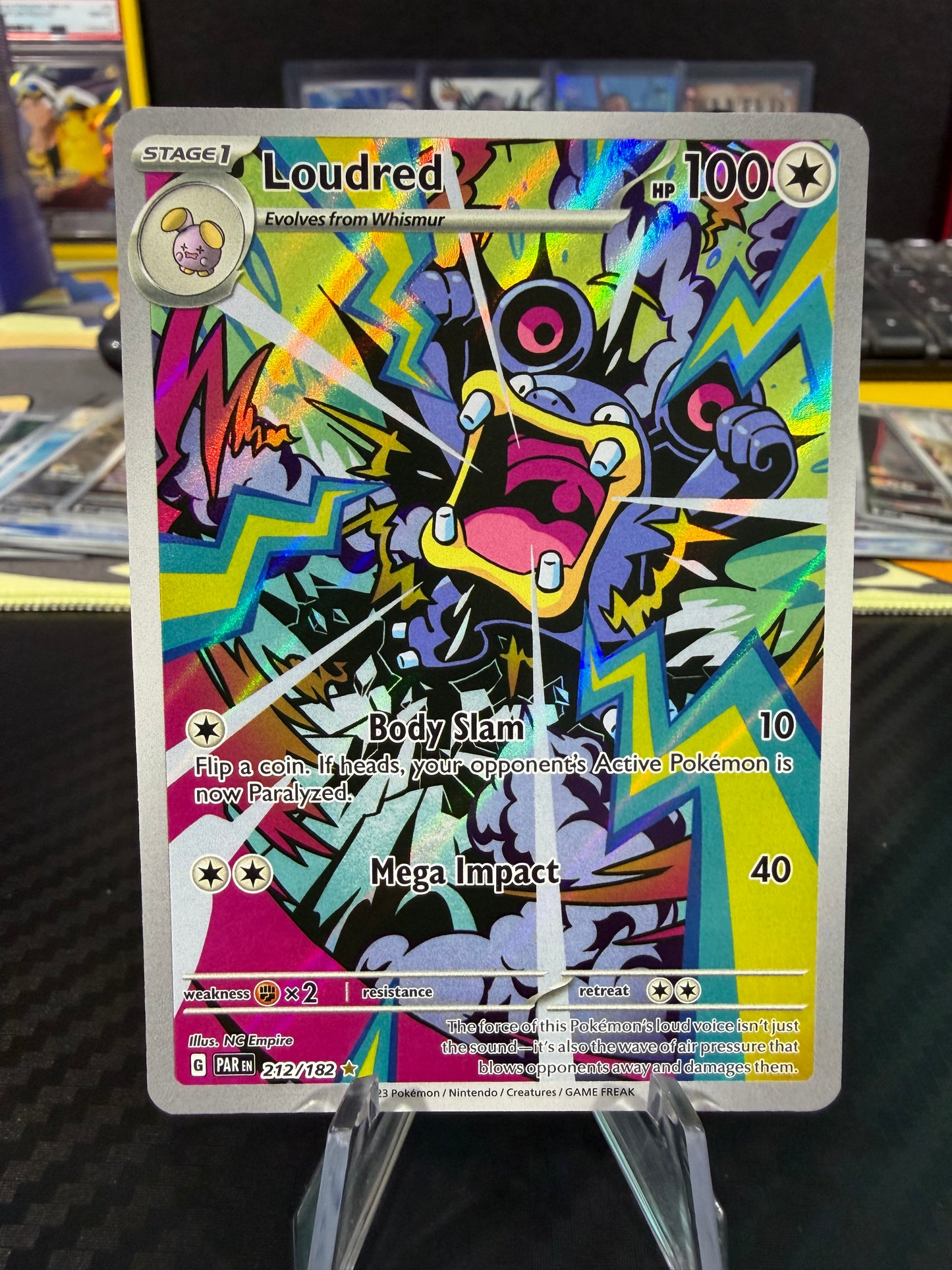 Loudred - 212/182 - Illustration Rare - Paradox Rift