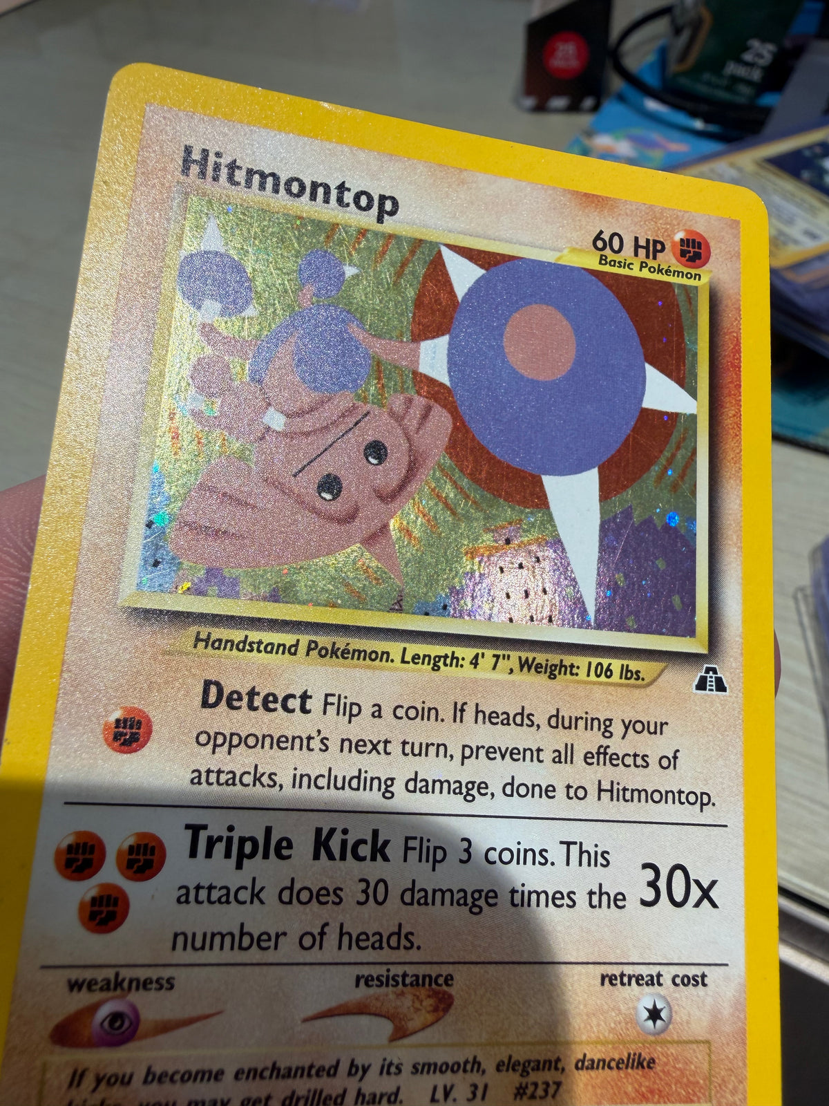 Hitmontop Holo - 3/75 - Neo Discovery