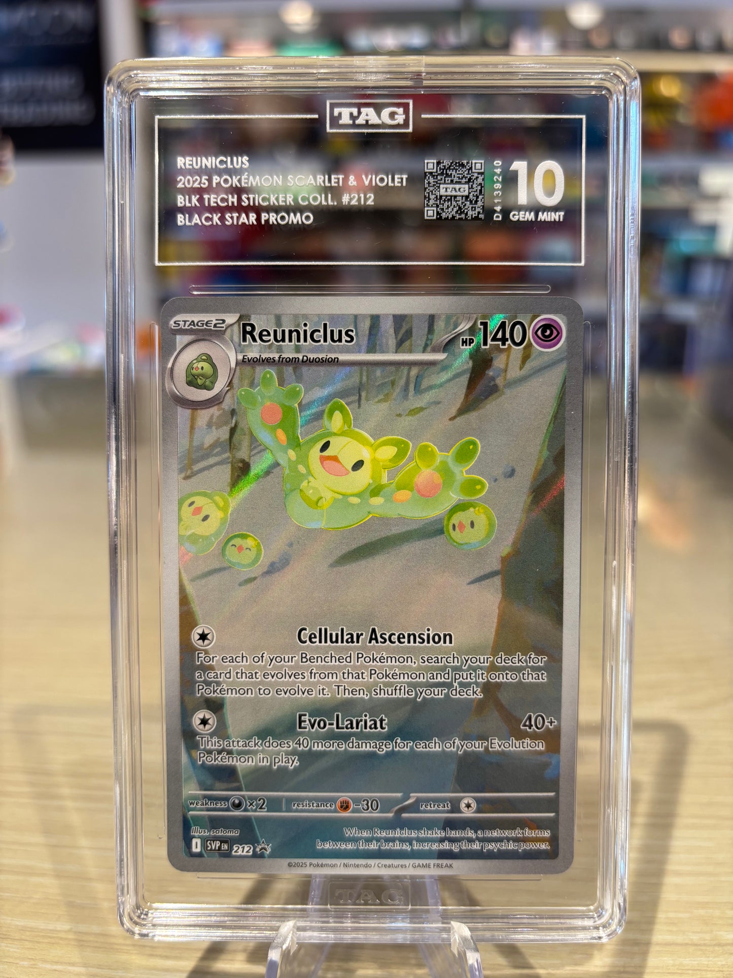 TAG 10 - Reuniclus - 212 - Black Star Promo