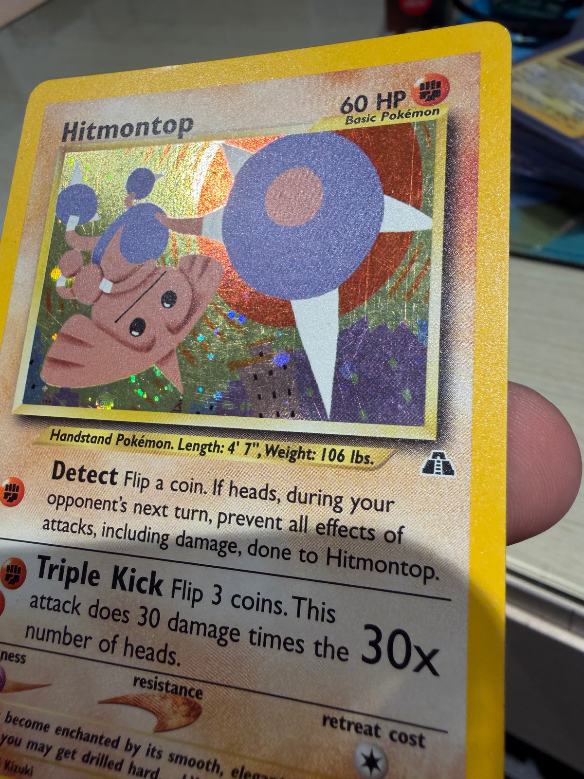 Hitmontop Holo - 3/75 - Neo Discovery