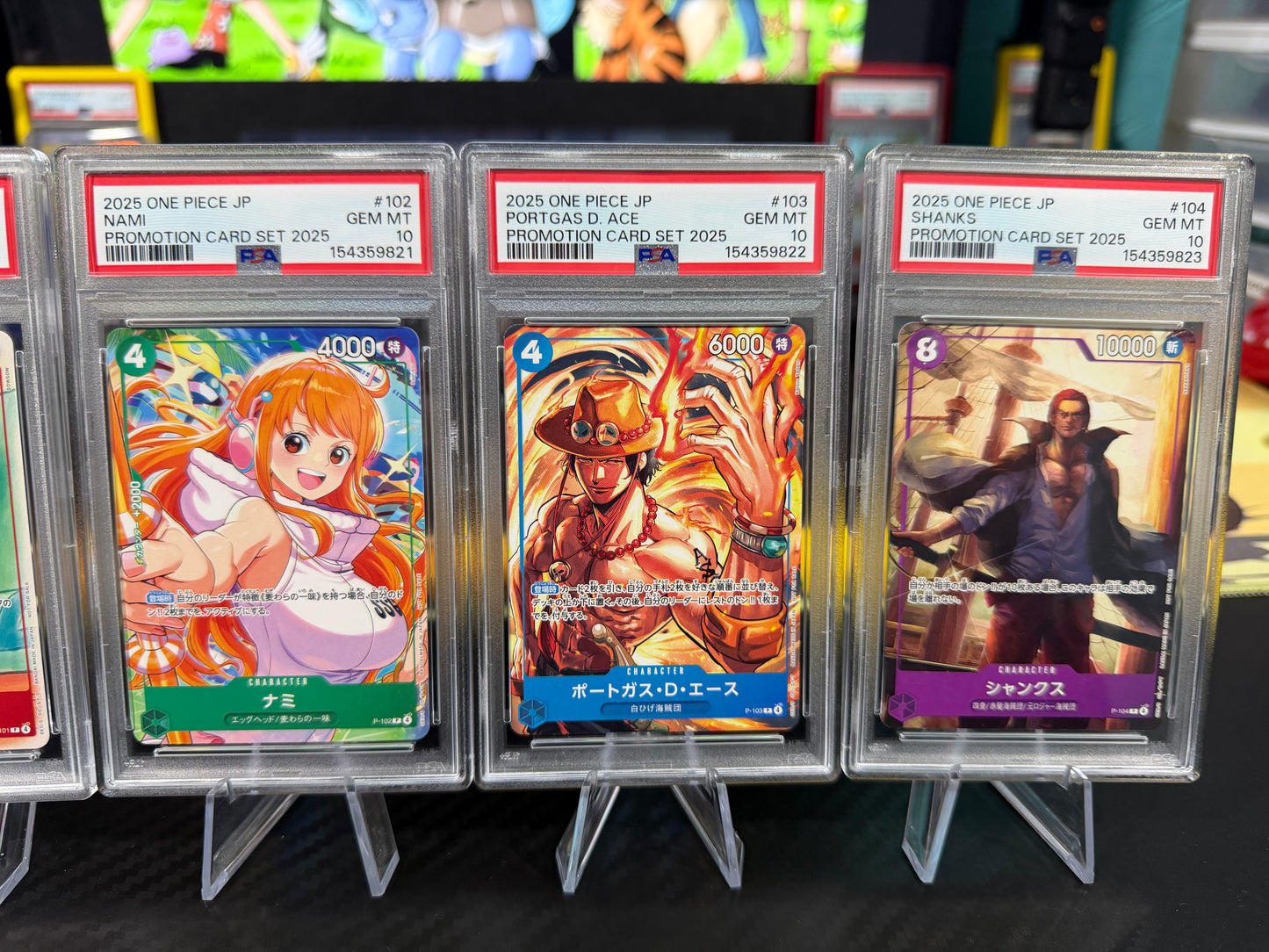 PSA 10 Sequential - Promotion Card Set 2025 (6 Cards) - One Piece Japanese