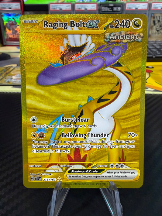 Raging Bolt Ex - 218/162 - Hyper Rare - Temporal Forces - NM