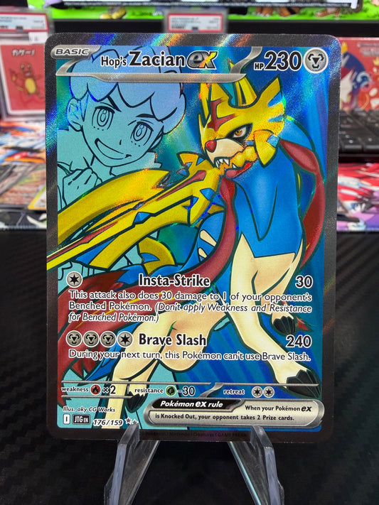 Hop’s Zacian EX - 176/159 - Full Art - Journey Together - NM