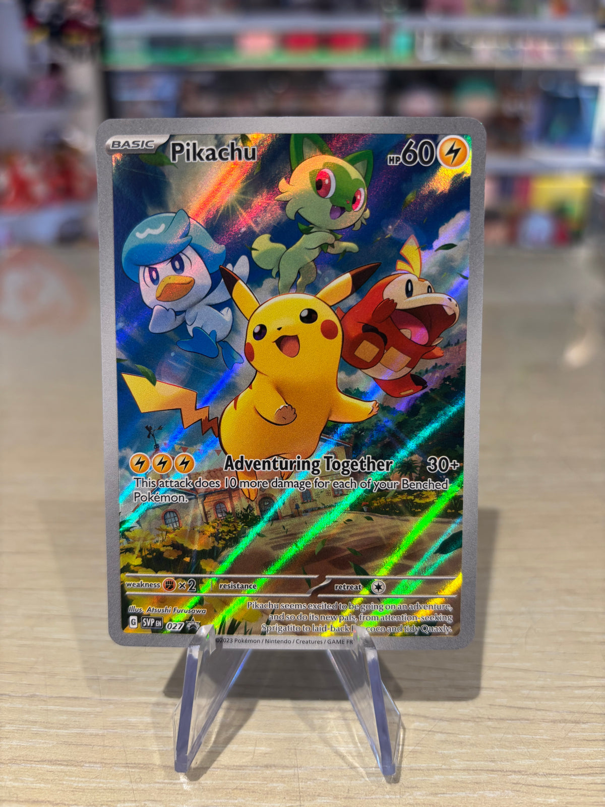 Pikachu - 027 - S&V Black Star Promo