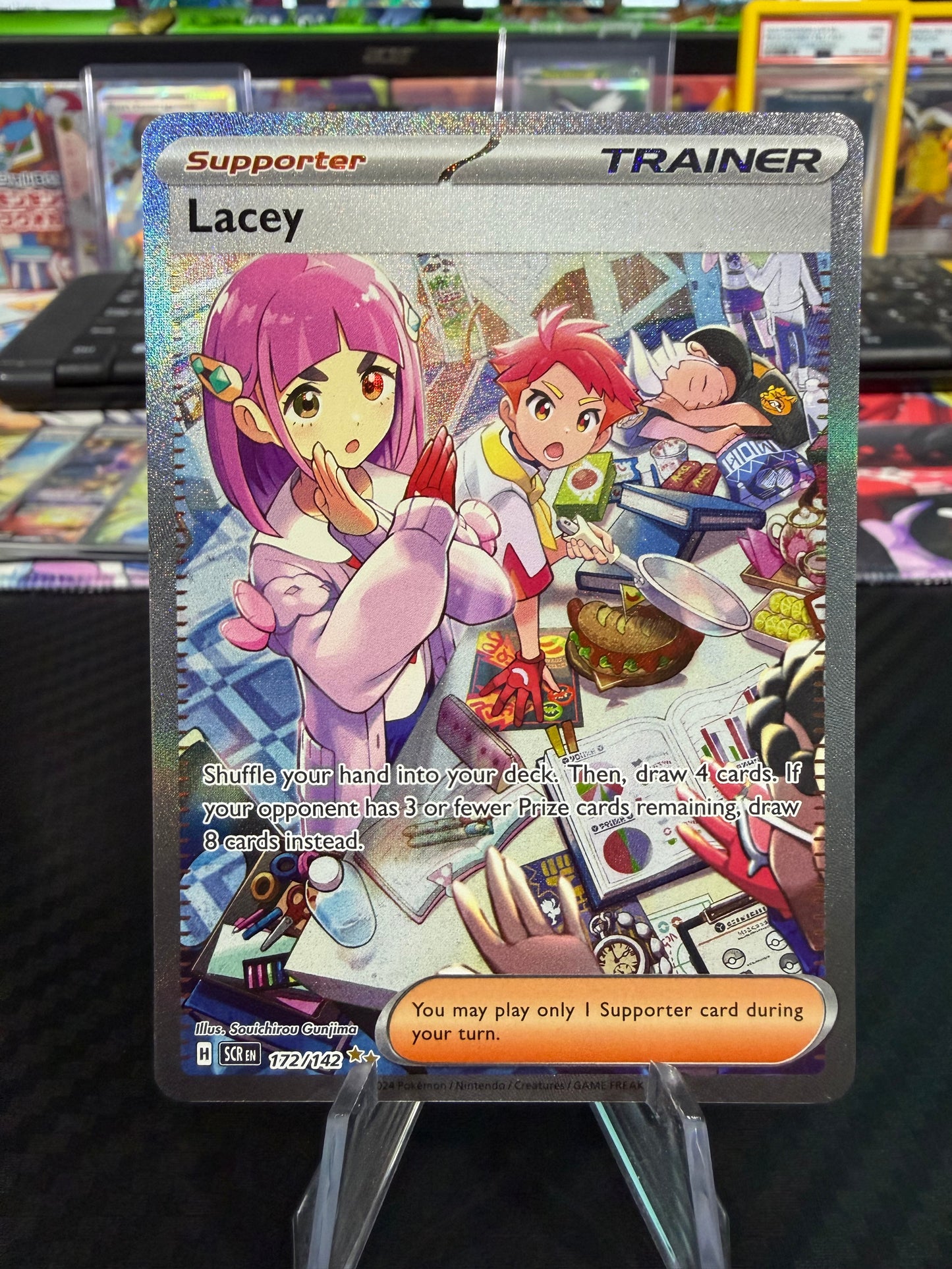 Lacey 172/142 - Special Illustration Rare - Stellar Crown - NM