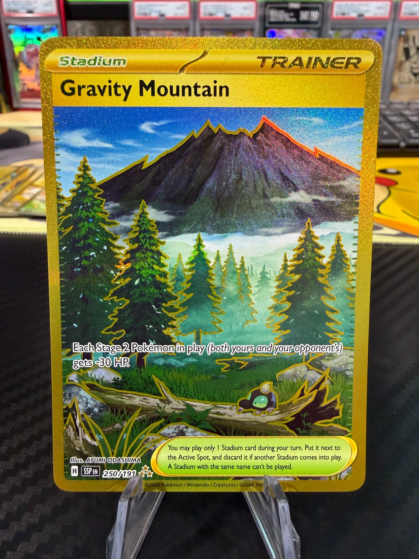Gravity Mountain - 250/191 - Hyper Rare - Surging Sparks - NM