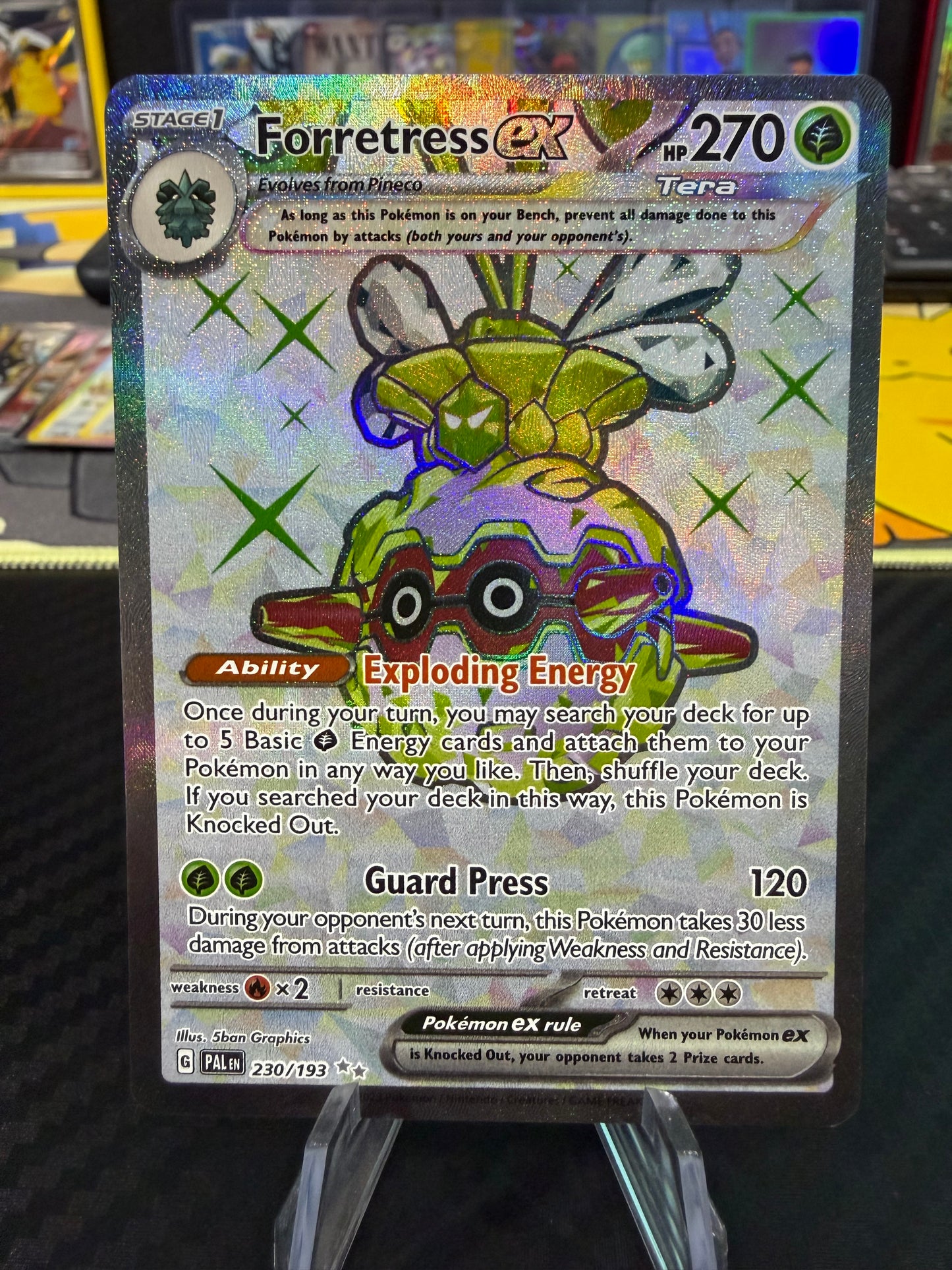 Forretress Ex - 230/193 - Full Art - Paldea Evolved