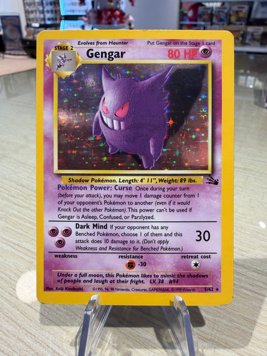 Gengar Holo - 5/62 - Fossil