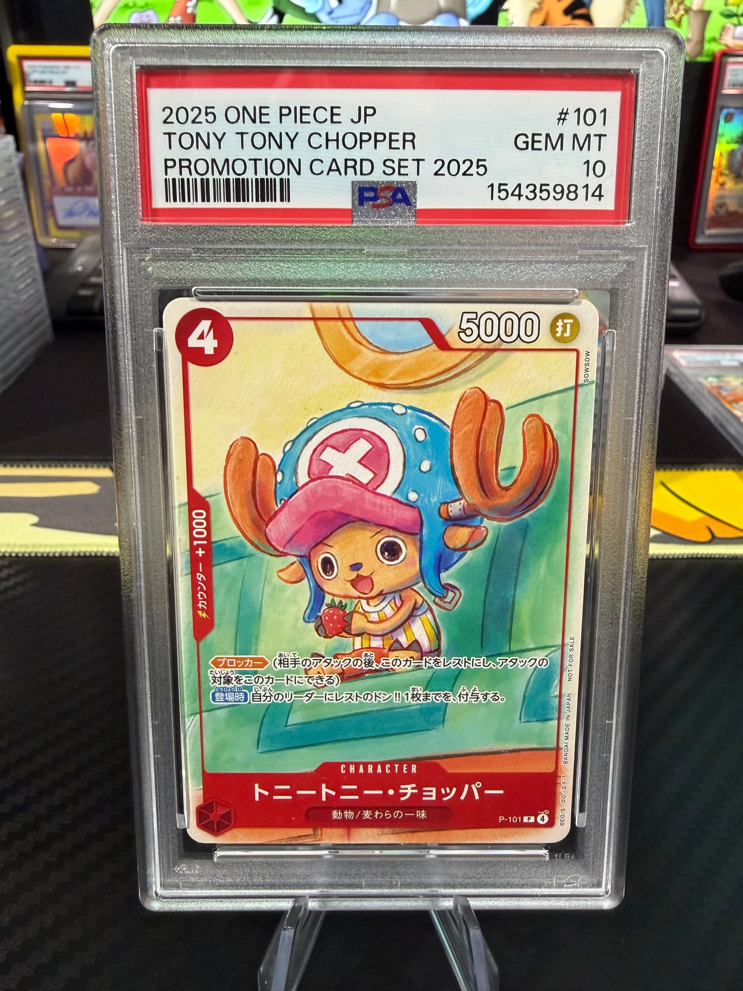 PSA 10 - Tony Tony Chopper - P-101 - Promo Card Set 2025