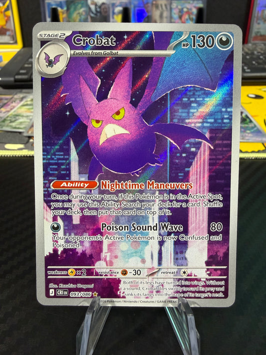 Crobat - 093/086 - Illustration Rare - Chaos Rising