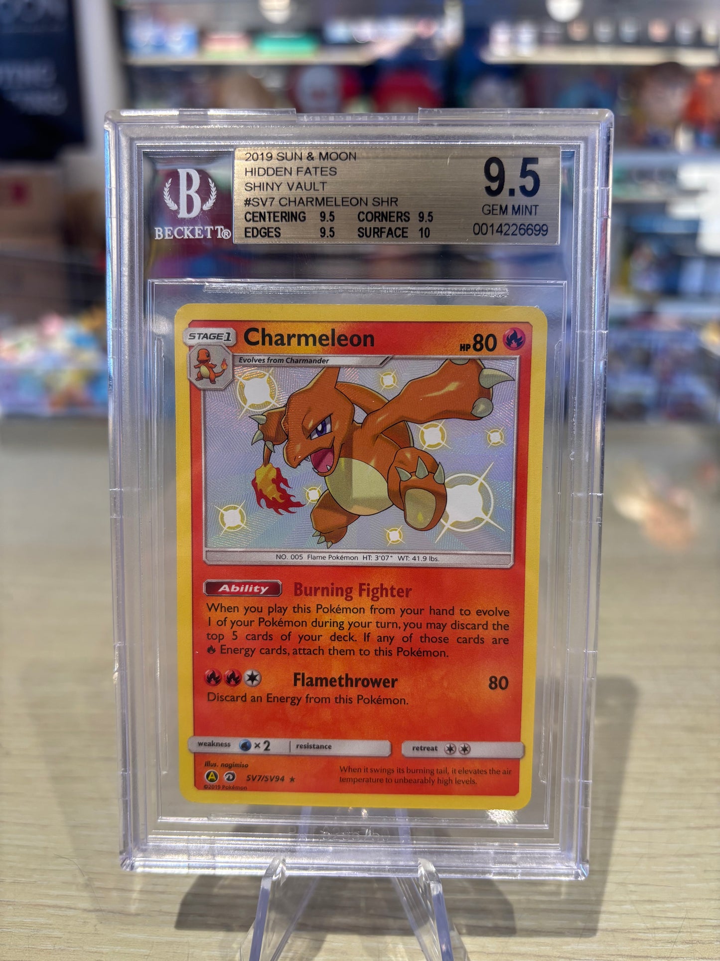 Beckett 9.5 - Charmeleon - SV7/SV94 - Hidden Fates