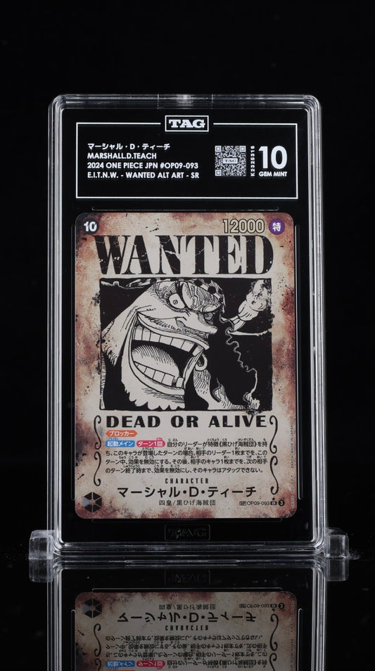 TAG 10 - Marshall D Teach - Wanted SP - OP09-093 - Japanese OP09
