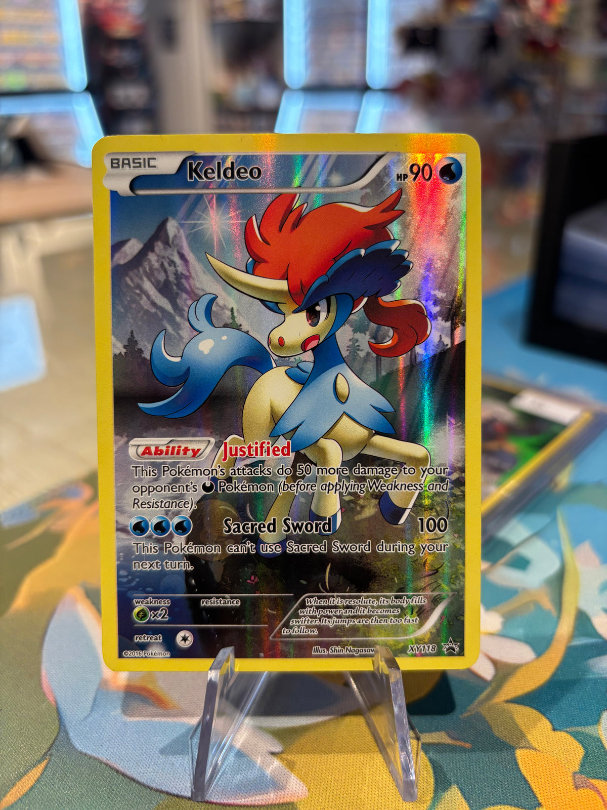 Keldeo - XY118 - Mythical Pokemon Collection Promo