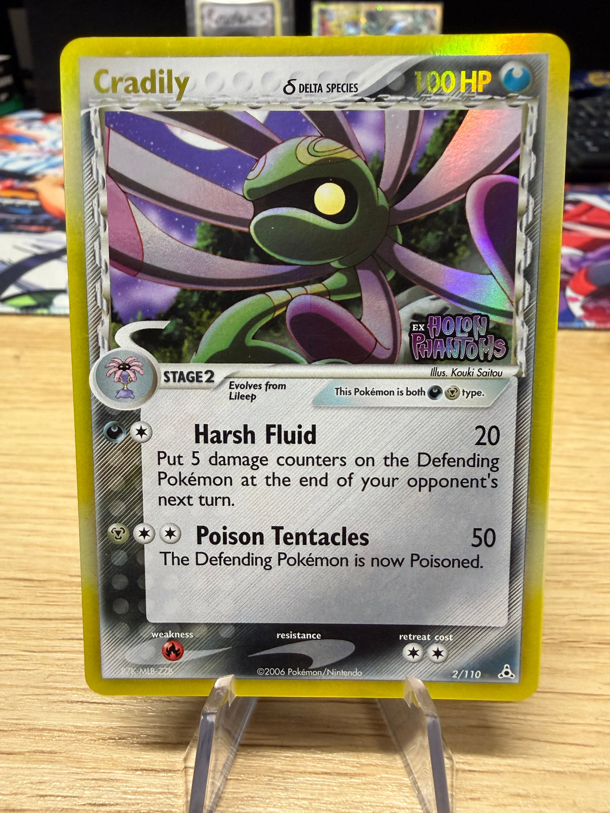 Cradily Holo - 2/110 - Ex Holon Phantoms Stamped