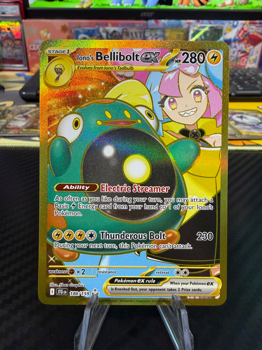 Iono’s Bellibolt Ex - 188/159 - Hyper Rare - Journey Together - NM