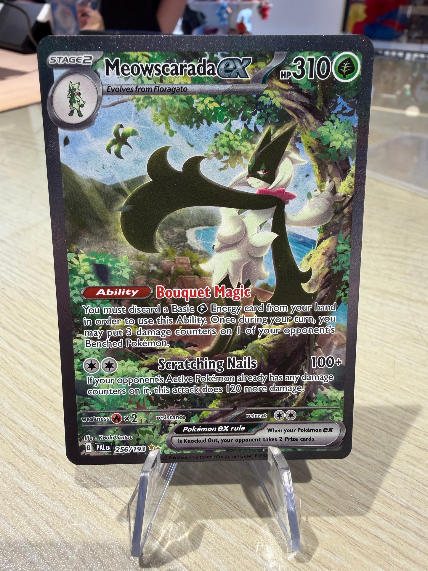 Meowscarada EX - 256/193 - SIR - Paldea Evolved