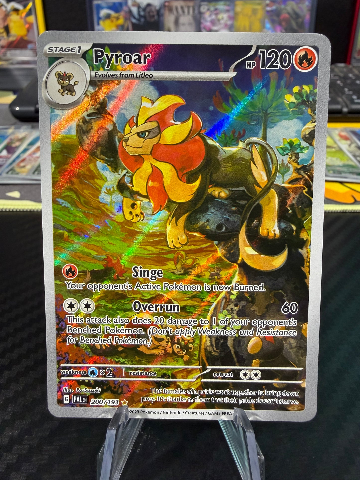 Pyroar - 200/193 - Illustration Rare - Paldea Evolved