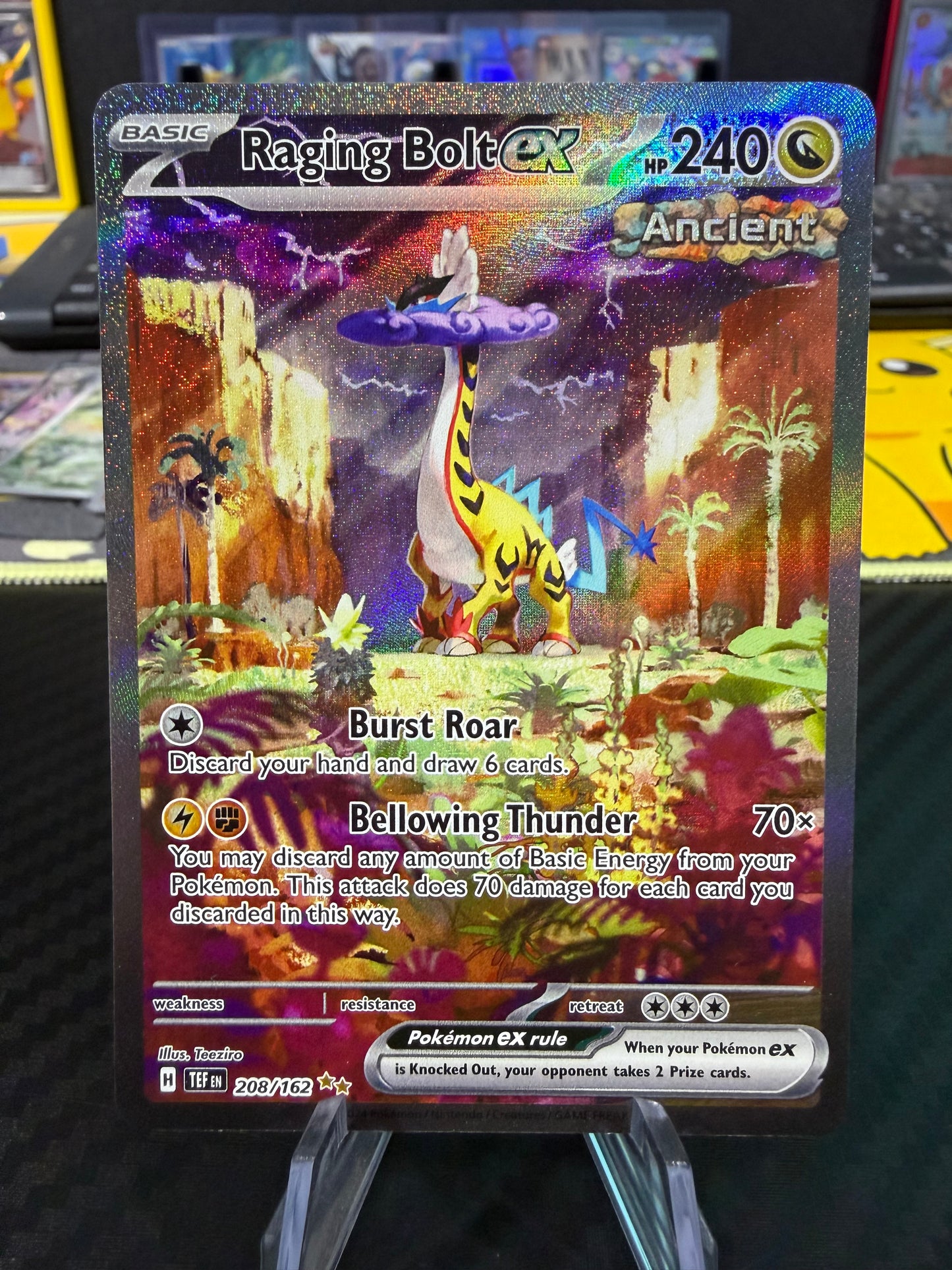 Raging Bolt Ex - 208/162 - Special Illustration Rare - Temporal Forces