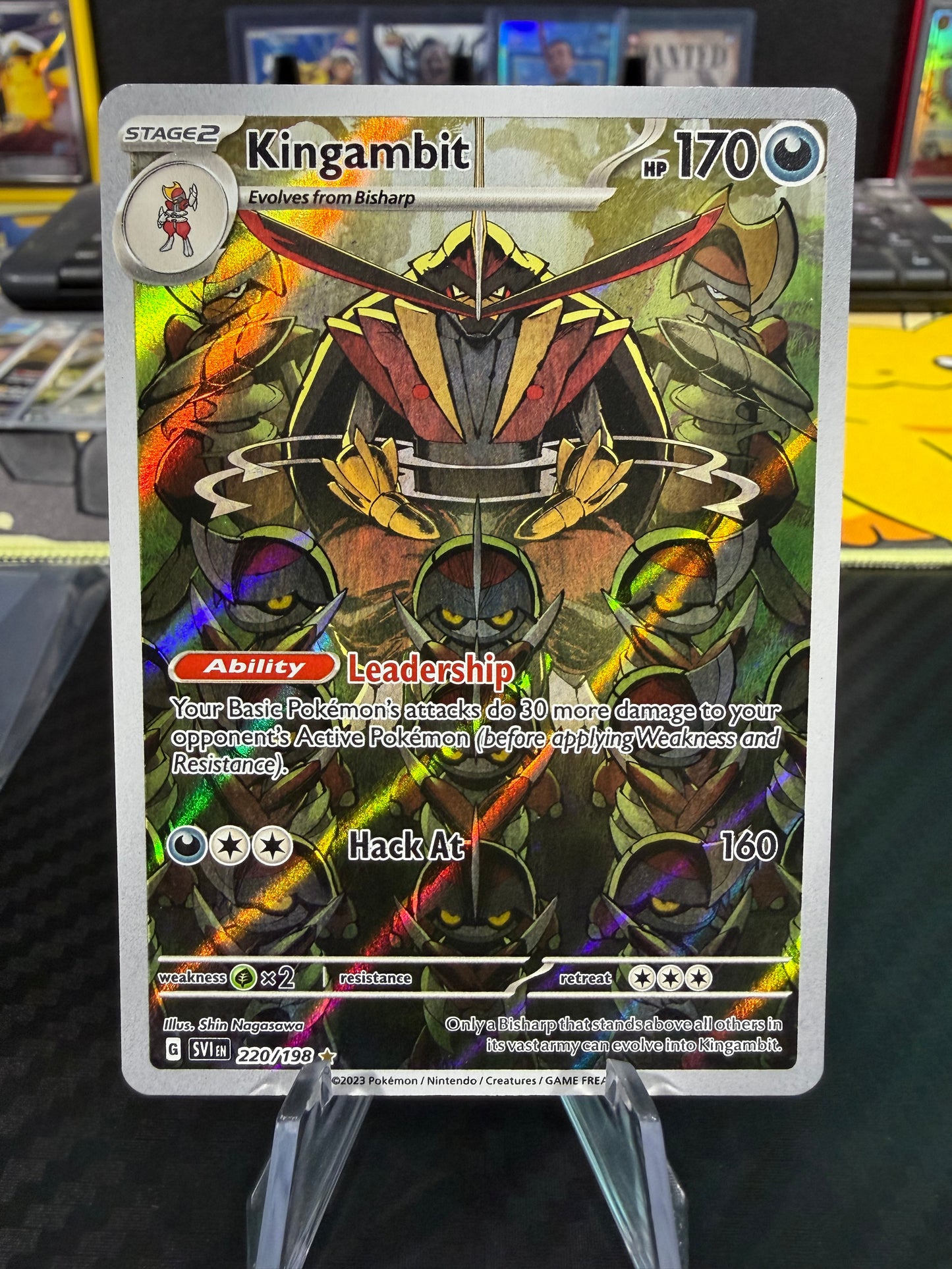 Kingambit - 220/198 - Illustration Rare - Scarlet & Violet