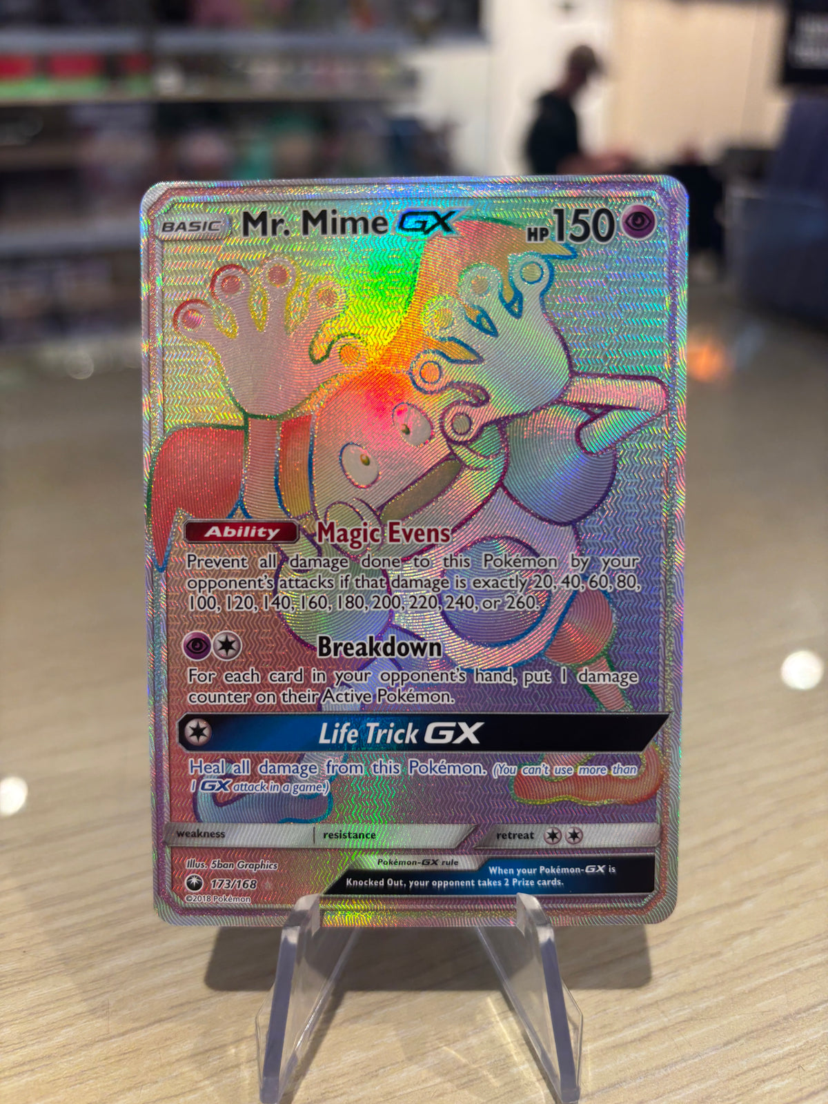 Mr. Mime GX - 173/168 - Celestial Storm
