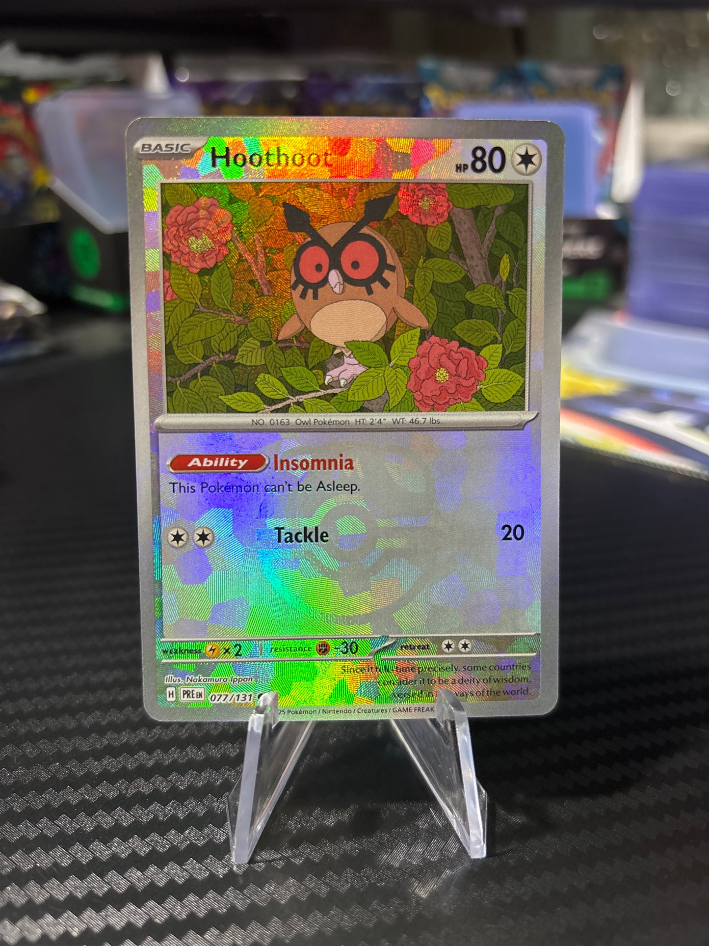 Hoothoot [Masterball] #77 - Prismatic Evolutions