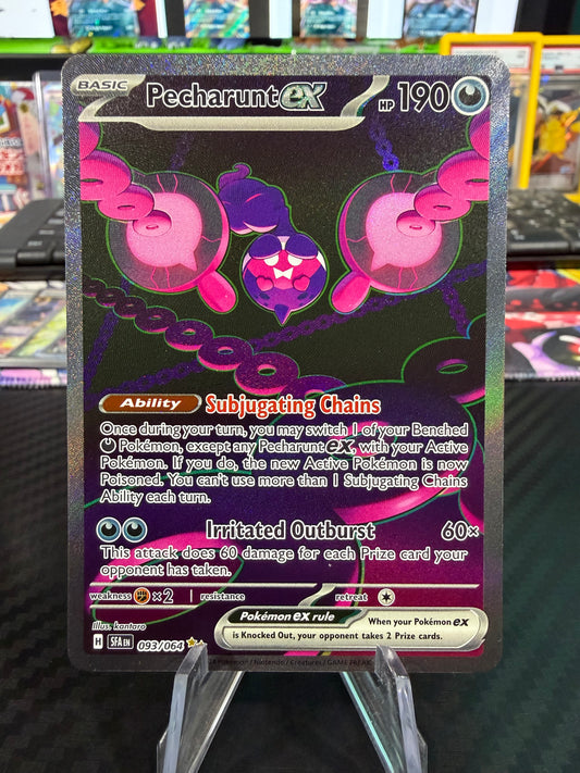 Pecharunt Ex - 093/064 - Special Illustration Rare - Shrouded Fable - NM