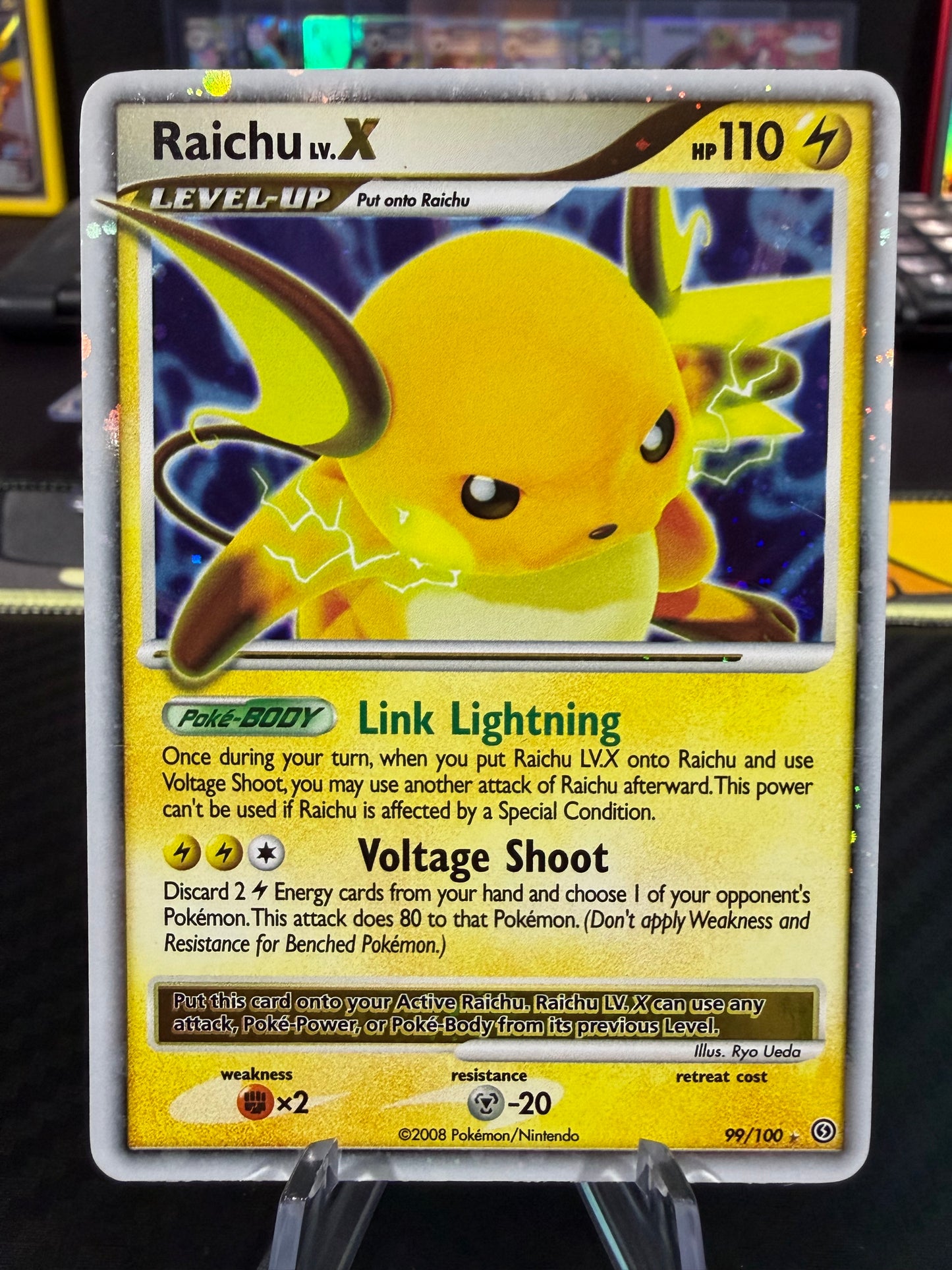 Raichu Lv. X - Holo - 99/100 - Pokemon Stormfront