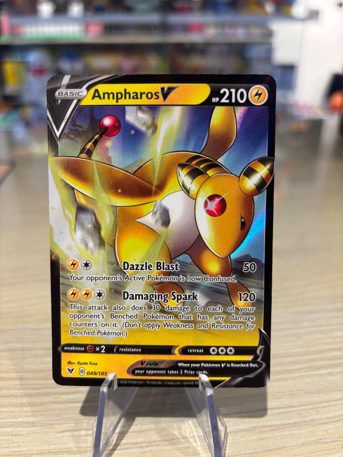 Ampharos V - 049/185 - Vivid Voltage