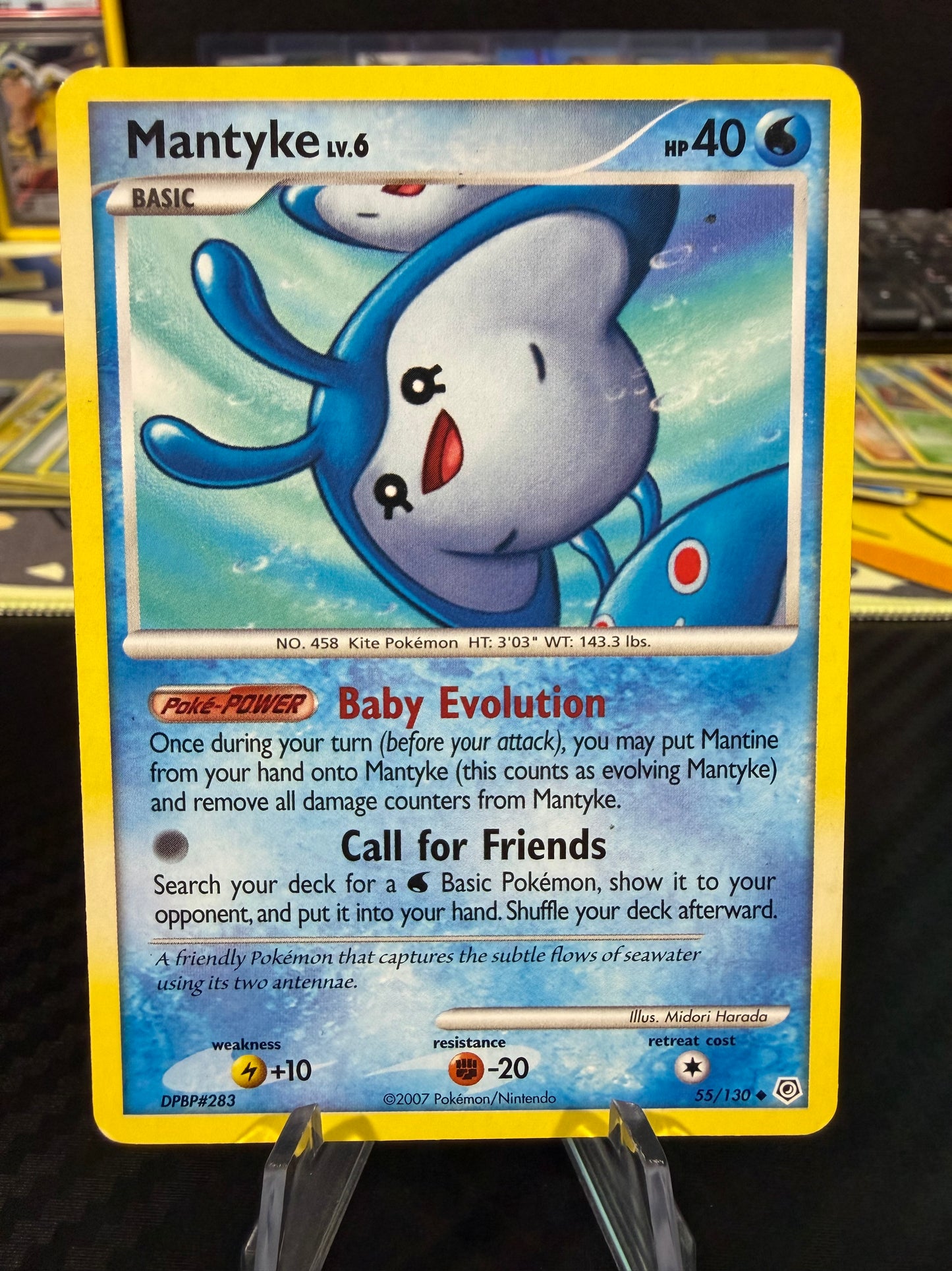 Mantyke - 55/130 - Non Holo - Diamond & Pearl - LP